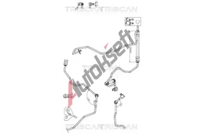 TRISCAN Hydraulick hadice zen TRI 8516 27007, 8516 27007