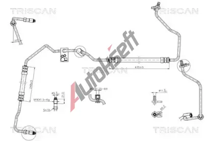 TRISCAN Hydraulick hadice zen TRI 8516 28008, 8516 28008