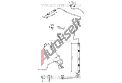 TRISCAN Hydraulická hadice řízení TRI 8516 29010, 8516 29010 TRISCAN Hydraulická hadice řízení TRI 8516 29010, 8516 29010