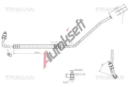 TRISCAN Hydraulická hadice řízení TRI 8516 29027, 8516 29027 TRISCAN Hydraulická hadice řízení TRI 8516 29027, 8516 29027