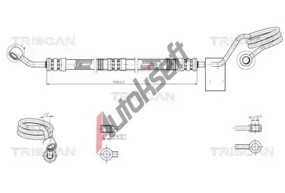 TRISCAN Hydraulick hadice zen TRI 8516 29031, 8516 29031