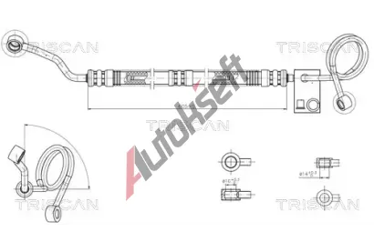 TRISCAN Hydraulick hadice zen TRI 8516 29036, 8516 29036