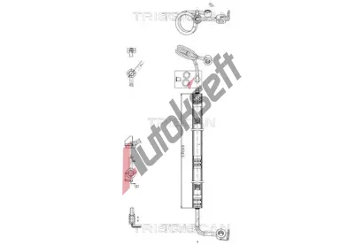 TRISCAN Hydraulická hadice řízení TRI 8516 29039, 8516 29039 TRISCAN Hydraulická hadice řízení TRI 8516 29039, 8516 29039
