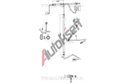 TRISCAN Hydraulick hadice zen TRI 8516 29052, 8516 29052