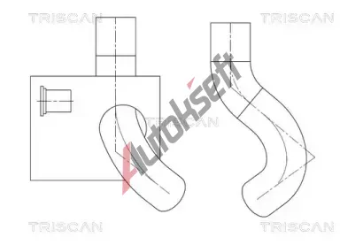 TRISCAN Hydraulická hadice řízení TRI 8516 29067, 8516 29067 TRISCAN Hydraulická hadice řízení TRI 8516 29067, 8516 29067