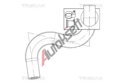 TRISCAN Hydraulická hadice řízení TRI 8516 29072, 8516 29072 TRISCAN Hydraulická hadice řízení TRI 8516 29072, 8516 29072