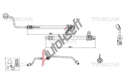 TRISCAN Hydraulick� hadice ��zen� TRI 8516 43004, 8516 43004