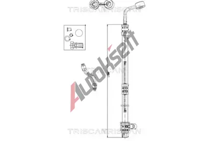 TRISCAN Hydraulick� hadice ��zen� TRI 8516 43006, 8516 43006