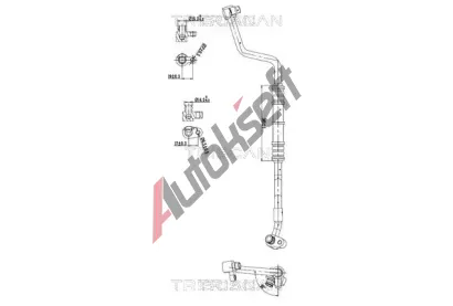 TRISCAN Vysokotlak / nzkotlak veden klimatizace TRI 9010 11005, 9010 11005