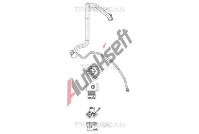 TRISCAN Vysokotlaké / nízkotlaké vedení klimatizace TRI 9010 11024, 9010 11024 TRISCAN Vysokotlaké / nízkotlaké vedení klimatizace TRI 9010 11024, 9010 11024