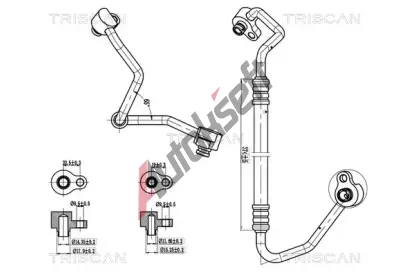 TRISCAN Vysokotlak / nzkotlak veden klimatizace TRI 9010 16011, 9010 16011