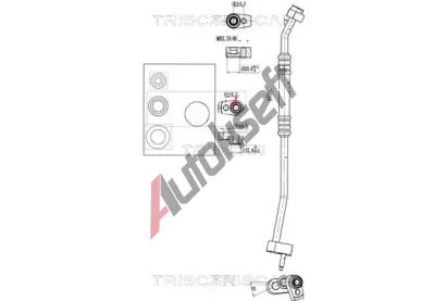 TRISCAN Vysokotlak / nzkotlak veden klimatizace TRI 9010 16017, 9010 16017