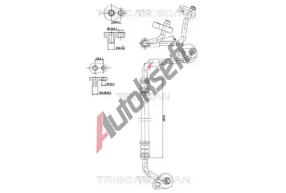 TRISCAN Vysokotlak / nzkotlak veden klimatizace TRI 9010 16040, 9010 16040
