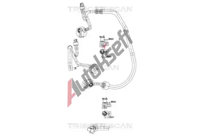 TRISCAN Vysokotlak / nzkotlak veden klimatizace TRI 9010 16052, 9010 16052