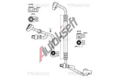 TRISCAN Vysokotlak / nzkotlak veden klimatizace TRI 9010 16059, 9010 16059