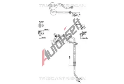 TRISCAN Vysokotlak / nzkotlak veden klimatizace TRI 9010 16067, 9010 16067