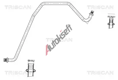 TRISCAN Vysokotlaké / nízkotlaké vedení klimatizace TRI 9010 16075, 9010 16075 TRISCAN Vysokotlaké / nízkotlaké vedení klimatizace TRI 9010 16075, 9010 16075
