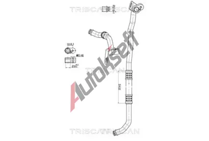 TRISCAN Vysokotlaké / nízkotlaké vedení klimatizace TRI 9010 23008, 9010 23008 TRISCAN Vysokotlaké / nízkotlaké vedení klimatizace TRI 9010 23008, 9010 23008