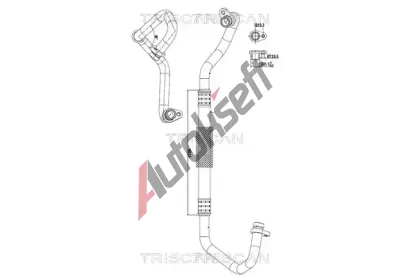TRISCAN Vysokotlaké / nízkotlaké vedení klimatizace TRI 9010 24004, 9010 24004 TRISCAN Vysokotlaké / nízkotlaké vedení klimatizace TRI 9010 24004, 9010 24004
