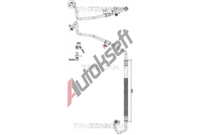 TRISCAN Vysokotlaké / nízkotlaké vedení klimatizace TRI 9010 28001, 9010 28001 TRISCAN Vysokotlaké / nízkotlaké vedení klimatizace TRI 9010 28001, 9010 28001