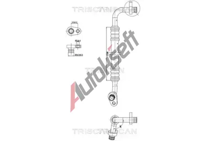 TRISCAN Vysokotlaké / nízkotlaké vedení klimatizace TRI 9010 28005, 9010 28005 TRISCAN Vysokotlaké / nízkotlaké vedení klimatizace TRI 9010 28005, 9010 28005