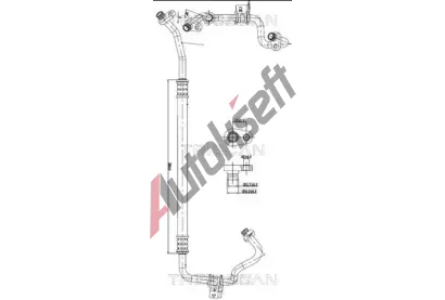 TRISCAN Vysokotlaké / nízkotlaké vedení klimatizace TRI 9010 28010, 9010 28010 TRISCAN Vysokotlaké / nízkotlaké vedení klimatizace TRI 9010 28010, 9010 28010