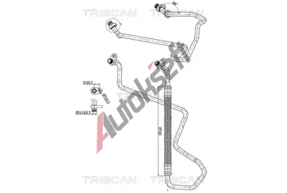 TRISCAN Vysokotlak / nzkotlak veden klimatizace TRI 9010 28011, 9010 28011