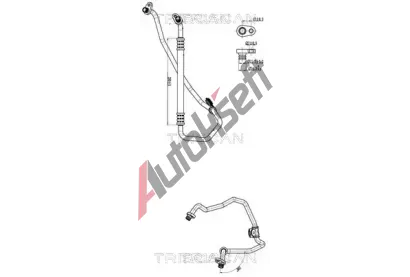TRISCAN Vysokotlaké / nízkotlaké vedení klimatizace TRI 9010 28017, 9010 28017 TRISCAN Vysokotlaké / nízkotlaké vedení klimatizace TRI 9010 28017, 9010 28017