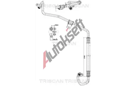 TRISCAN Vysokotlak / nzkotlak veden klimatizace TRI 9010 28021, 9010 28021