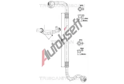 TRISCAN Vysokotlaké / nízkotlaké vedení klimatizace TRI 9010 28028, 9010 28028 TRISCAN Vysokotlaké / nízkotlaké vedení klimatizace TRI 9010 28028, 9010 28028