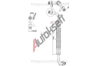 TRISCAN Vysokotlaké / nízkotlaké vedení klimatizace TRI 9010 28031, 9010 28031 TRISCAN Vysokotlaké / nízkotlaké vedení klimatizace TRI 9010 28031, 9010 28031
