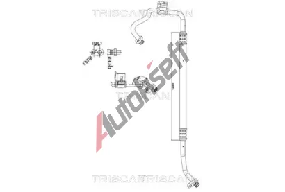 TRISCAN Vysokotlaké / nízkotlaké vedení klimatizace TRI 9010 28033, 9010 28033 TRISCAN Vysokotlaké / nízkotlaké vedení klimatizace TRI 9010 28033, 9010 28033