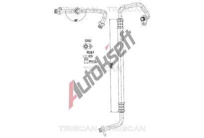 TRISCAN Vysokotlaké / nízkotlaké vedení klimatizace TRI 9010 28047, 9010 28047 TRISCAN Vysokotlaké / nízkotlaké vedení klimatizace TRI 9010 28047, 9010 28047