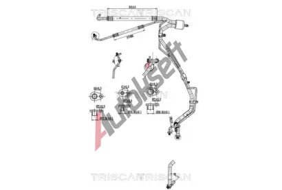 TRISCAN Vysokotlak / nzkotlak veden klimatizace TRI 9010 28066, 9010 28066