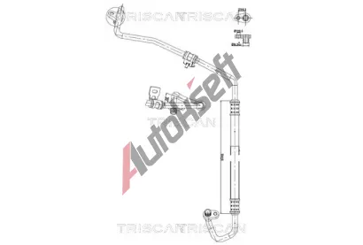 TRISCAN Vysokotlaké / nízkotlaké vedení klimatizace TRI 9010 28067, 9010 28067 TRISCAN Vysokotlaké / nízkotlaké vedení klimatizace TRI 9010 28067, 9010 28067
