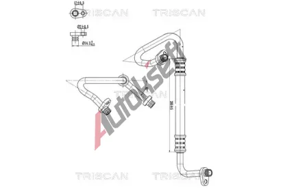 TRISCAN Vysokotlak / nzkotlak veden klimatizace TRI 9010 28074, 9010 28074