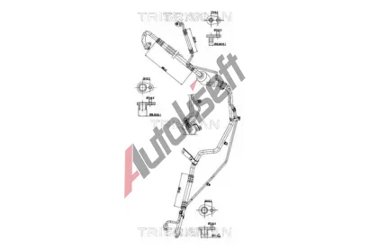 TRISCAN Vysokotlak / nzkotlak veden klimatizace TRI 9010 28078, 9010 28078