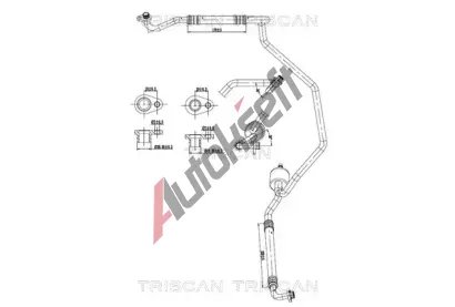 TRISCAN Vysokotlak / nzkotlak veden klimatizace TRI 9010 28101, 9010 28101