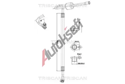TRISCAN Vysokotlaké / nízkotlaké vedení klimatizace TRI 9010 28110, 9010 28110 TRISCAN Vysokotlaké / nízkotlaké vedení klimatizace TRI 9010 28110, 9010 28110