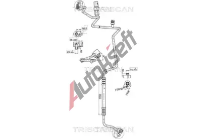 TRISCAN Vysokotlak / nzkotlak veden klimatizace TRI 9010 29002, 9010 29002