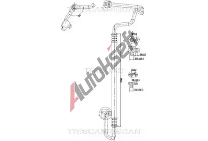 TRISCAN Vysokotlak / nzkotlak veden klimatizace TRI 9010 29006, 9010 29006