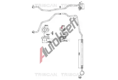 TRISCAN Vysokotlak / nzkotlak veden klimatizace TRI 9010 29009, 9010 29009