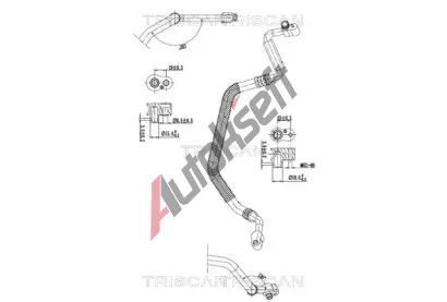 TRISCAN Vysokotlak / nzkotlak veden klimatizace TRI 9010 29010, 9010 29010