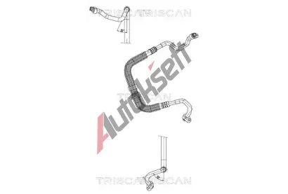TRISCAN Vysokotlaké / nízkotlaké vedení klimatizace TRI 9010 29013, 9010 29013 TRISCAN Vysokotlaké / nízkotlaké vedení klimatizace TRI 9010 29013, 9010 29013