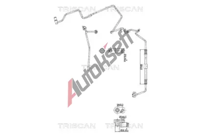 TRISCAN Vysokotlaké / nízkotlaké vedení klimatizace TRI 9010 29019, 9010 29019 TRISCAN Vysokotlaké / nízkotlaké vedení klimatizace TRI 9010 29019, 9010 29019