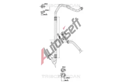 TRISCAN Vysokotlaké / nízkotlaké vedení klimatizace TRI 9010 29020, 9010 29020 TRISCAN Vysokotlaké / nízkotlaké vedení klimatizace TRI 9010 29020, 9010 29020