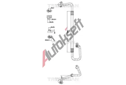 TRISCAN Vysokotlak / nzkotlak veden klimatizace TRI 9010 29025, 9010 29025