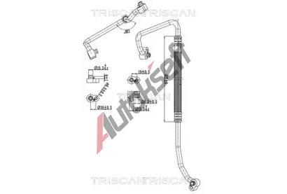 TRISCAN Vysokotlak / nzkotlak veden klimatizace TRI 9010 29029, 9010 29029