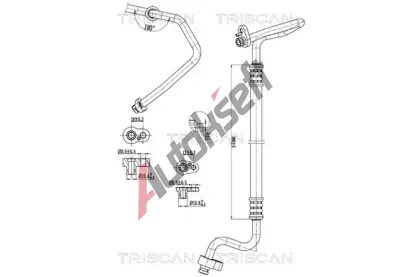 TRISCAN Vysokotlak / nzkotlak veden klimatizace TRI 9010 29032, 9010 29032