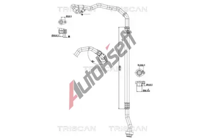 TRISCAN Vysokotlak / nzkotlak veden klimatizace TRI 9010 29068, 9010 29068